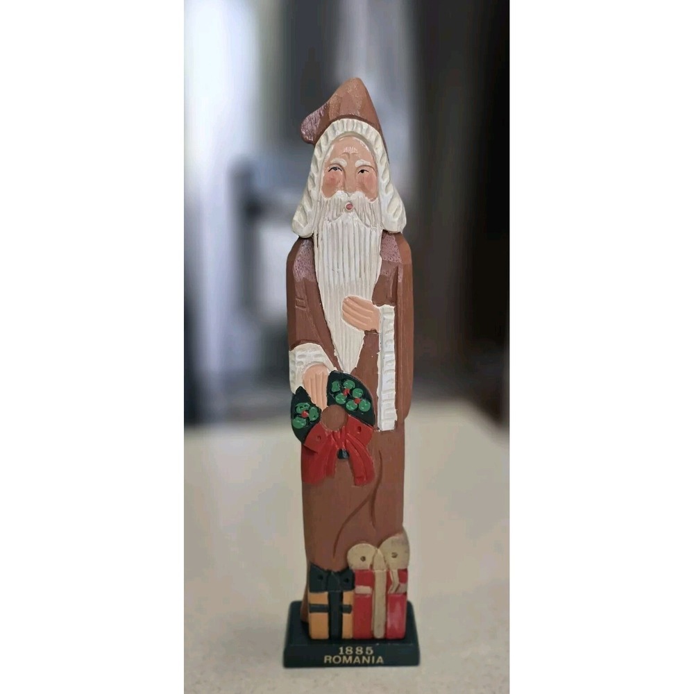 Murcueries  Noel  Carved Wooden Santas Of World 1885 Romania